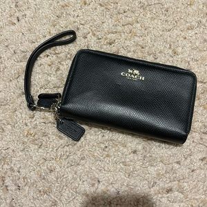 Coach Double Zip Phone Wallet